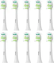 Imbomsi Replacement Toothbrush Heads Compatible with Philips Sonicare 4100,5100,6100 Electric Toothbrush,Optimal Plaque Removal,White,10 Pack