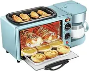 Multifunctional Household Breakfast All-in-one Machine Three-in-one Coffee Machine Toaster Easy To Clean Ideal For Roasting,Breakfast Machine,baking Useful,breakfast Station,breakfast Maker