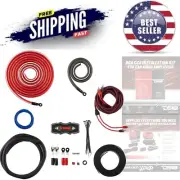 Complete 0 Gauge Wiring Kit with 250A ANL Fuse - Easy Amplifier Installation