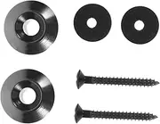ERINGOGO 2Pcs Guitar Strap Buttons with Screw Washers Slip Locking Design for Electric Acoustic Guitars Durable Material for Secure Strap Installation
