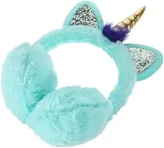 [OFFSCH] unicorn earmuffs Plush Earmuffs unicorn photo booth kids christmas ear wear kids warm earmuff christmas ear cover cute earmuffs plush ear covers earmuffs ski comfortable child