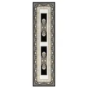 Royal 523 Black Runner Rug