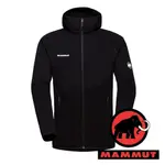 【MAMMUT 長毛象】ACONCAGUA ML男快乾刷毛連帽外套『黑』1014-04281 戶外 露營 登山 健行 休