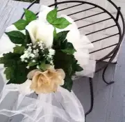 20 Wedding Pew Bows Ivory And Champagne Or You Chose Your Color