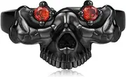 [StoryEtain] Skull Ring 925 Sterling Silver Skull Ring Jewellery Gifts for Men Women