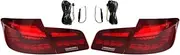 Compatible With BMW 5 Series 528i 535i F10 F18 M5 2011-2017 Red Lens Tail Lights Rear Lamps Pair LED Tail Light Assembly Plug and Play