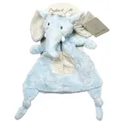 Blue Plush Elephant Doudou Plushie 20cm Cuddly Ultra Soft Toy For Babies/Infants