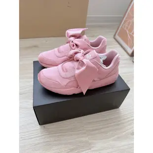 Puma Fenty By Rihanna Bow 蕾哈娜 蝴蝶結粉紅緞帶鞋 US7.5 24公分