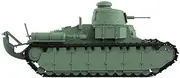 MRY-SFW Army Tank Unpainted 1/76 20mm WarGamingMilitary Model Kit France Chare D1 Light Tank