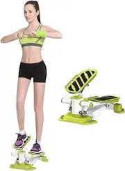 Mini-Stepper Swing Stepper 2 in 1 Dual Exercise Stepper – Fitness Stepper w/Non-Slip Top Compact Work Out Home Office in