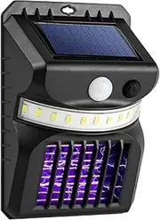 Daseeme Modes Solar Powered Outdoor Light Electric Mosquito Repellenting Killer Lamp Adopted Sensitive Light & Moiton Inductor 3 Working Modes Built-in 1200mAh High Capacity Cell IP44