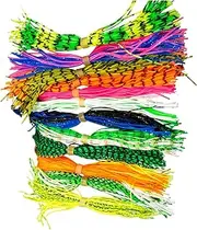 Jig Skirt Material | 12 Bundles Bass Jig Skirts,Sea Fishing Equipment, Fly Tying Material, Spinner Accessories for Urgency Backup