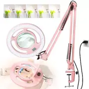 HITTI 2200 Lumens 10X Magnifying Glass with Light and Stand, 24W Super Bright...
