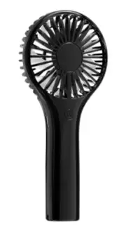 Handheld Fan, Portable Fan Mini Fan Powerful Hand Fan with 3 Speeds, USB Black