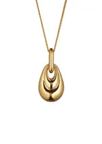 Otiumberg Ellipse 14kt Gold Vermeil Necklace - One Size One Size
