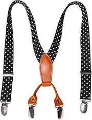 [HAMKVBPR] Kids Braces Children's Elastic Trousers Suspenders Belt Non-slip Back Strap Suspender for Kids