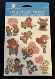 Vintage 80’s American Greetings Scratch & Sniff Sticker Sheets - GET ALONG GANG