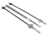 Snooker Scoreboard Parts Kit Number Strip Rails Pointers Brushed Satin Chrome
