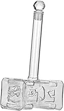 BRIGHTFUFU Hammer Shaped Whiskey Decanter Unique Liquor Decanter for Enhanced Wine Taste Creative Design for Wine Lovers Present for Friends and Home Bar Enjoyment