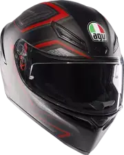 AGV - 2118394003-038-XL - K1 S Helmet - Sling - Matte Black/Red - XL