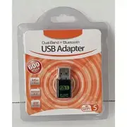 USB Adapter Dual Band + Bluetooth | 600 Mbps