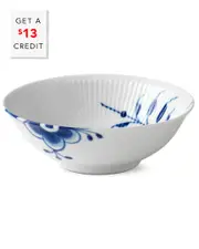 Royal Copenhagen Blue Fluted Mega Cereal Bowl with $13 Credit