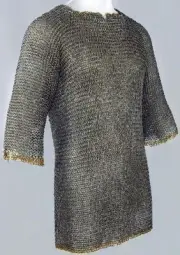 9 mm Chain mail Armor XIV Century Replica For Knights Mild Steel Flat Riveted