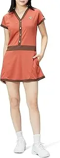 [FILA] Women's One Piece Tennis Dress, Absorbent, Quick Drying, UV Protection, Absorbent