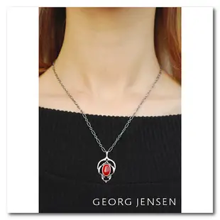 Georg Jensen 2016年度 紅玉髓純銀項鍊