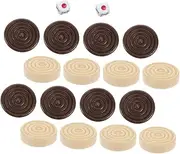 HONITANO 1set Wooden Checkers and Chess Pieces Set Game Accessories for Cognitive Development for Classroom Activities Family Fun and Travel Entertainment