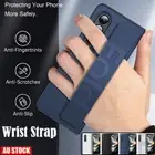 For Samsung Galaxy Z Fold 6 5 4 3 Case Wriststrap Band Silicone Shockproof Cover