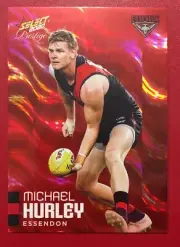 2020 AFL Select Footy Stars Prestige RED PARALLEL MICHAEL HURLEY #49 027/170