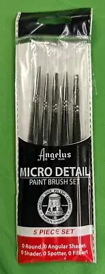 Angelus Micro Detail Paint Brush Set 5 pcs