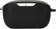 Case for JBL Wave Buds, Slim Fit Fashion Silicone Case Cover Accessories Case for JBL Wave Buds ​with Keychain for Women Girls Men Boy-Black