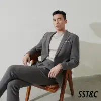 在飛比找momo購物網優惠-【SST&C 最後55折】男士經典彈力獵裝外套/休閒版西裝外