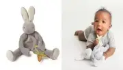 Bunnies By The Bay Bloom Bunny Silly Buddy Grey
