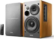[Edifier] R1280DB Powered Bluetooth Bookshelf Speakers - RCA/AUX/Optical/Coaxial Input - Wireless Studio Monitors - 4 Inch Near Field Soundstage - 42w RMS - Wood Grain, Brown