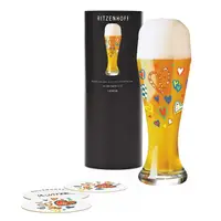 在飛比找momo購物網優惠-【RITZENHOFF】Weizen系列 小麥胖啤酒杯-心花