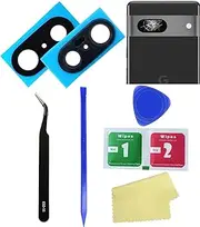 2 Packs Eaglewireless Rear Camera Glass Lens Replacement Parts for Google Pixel 7 2022 with Toolkit