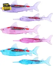 Pool Toy Throwing Torpedo Transparent Shark Swimming Toy ⭐️⭐️⭐️⭐️⭐️