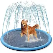 Smmer Dog Toy Splash Sprinkler Pad for Dogs Thicken Pet Pool Interactive Outdoor