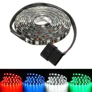 2M Waterproof 5050 LED Flexible Strip Background Light PC Computer Case DC12V 33 WHITE