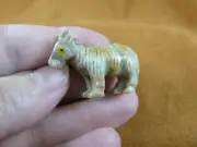 (Y-GOA-12) tan BILLY GOAT I love fair goats carving stone gemstone SOAPSTONE