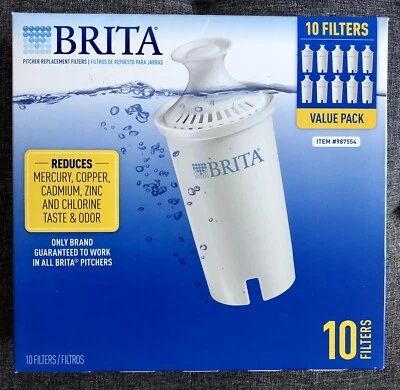 Brita Pitcher Peplacement Filters 10-Pack