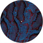 Slipmat Scratchpad Felt for any 12" Turntable LP DJ Record Player SNAKESKIN BL