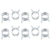 Spring Hose Clamp, 20pcs 65Mn Steel 15mm Low Pressure Air Clip, Zinc Plated