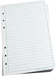 Rite in the Rain Weatherproof Loose Leaf Paper, 4.625" x 7", 32# White, Universal Pattern, 100 Sheet Pack (No. 372)