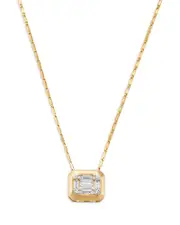 Bloomingdale's Fine Collection Diamond Square Pendant Necklace in 14K Yellow Gold, 0.33 tcw
