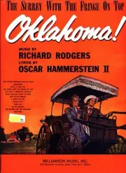 THE SURREY WITH THE FRINGE ON TOP SHEET MUSIC OKLAHOMA PIANO/VOCAL/GUITAR/CHORDS