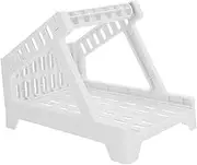 TEHAUX Organize Your Labels This Thermal Label Holder Fan-fold Paper Holder Plastic Label Paper Holder Low-Profile Design